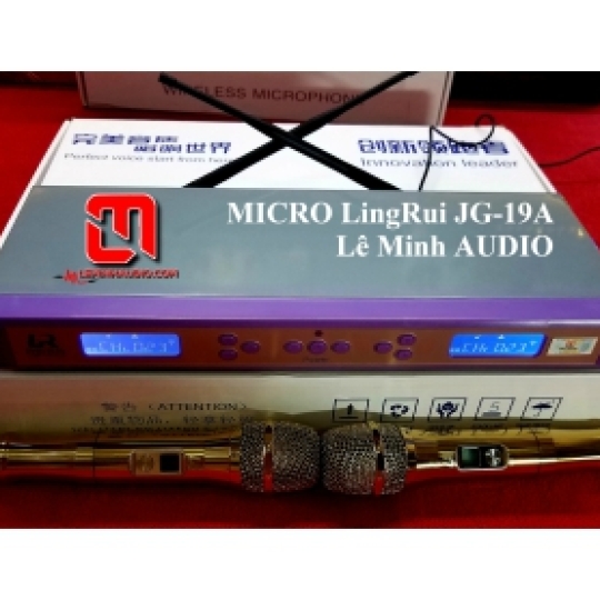 MICRO không dây cao cấp LingRui JG-19A ( Luxury Golden )