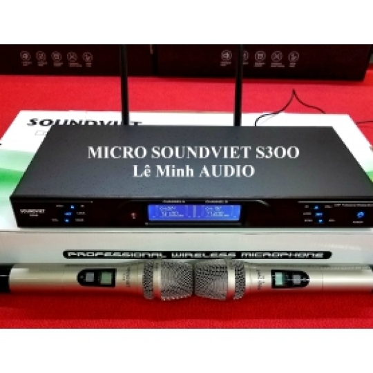 MICRO không dây WIRELESS SOUNDVIET S300 mới 100%