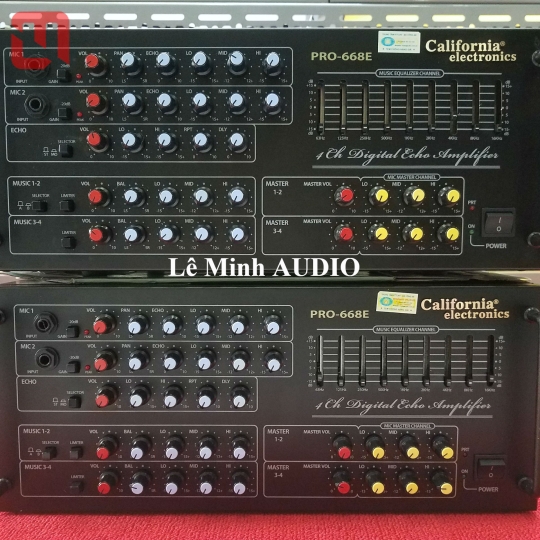 Amplifier California PRO-668E