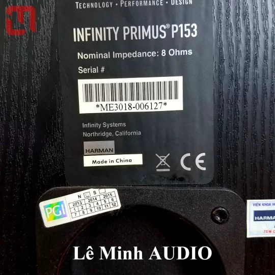 Loa Bookshelf Infinity Primus P153