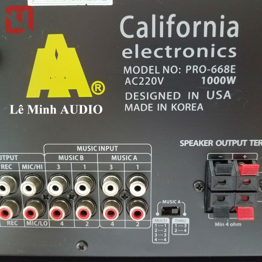 Amplifier California PRO-668E