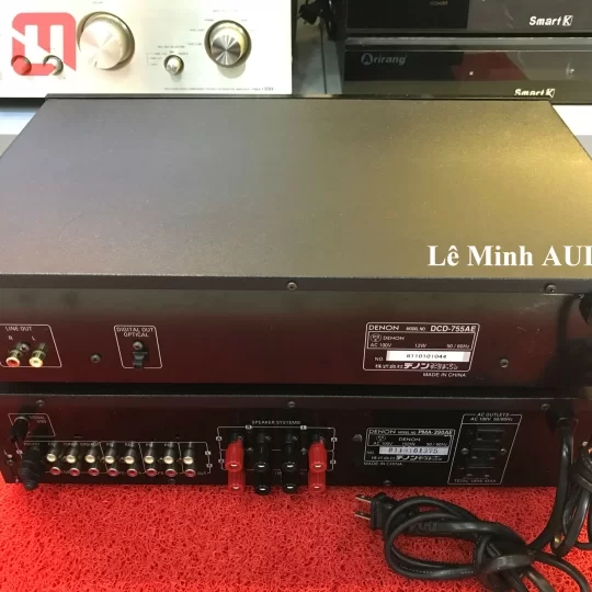 Combo Audio Denon 390AE vs 755AE