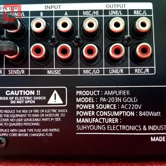Amplifier JARGUAR PA-203N Gold