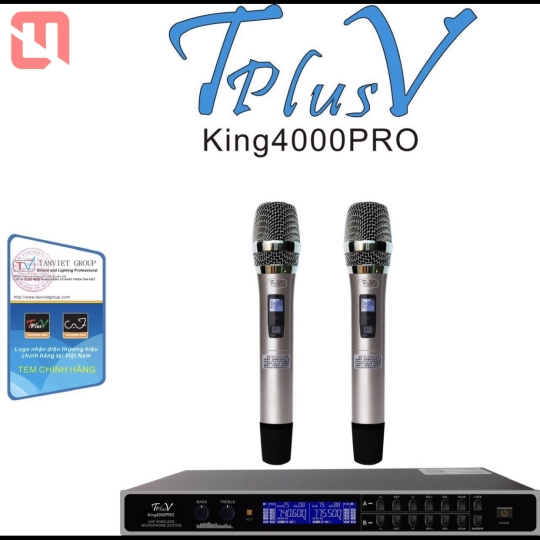Micro không dây TplusV King 4000 PRO