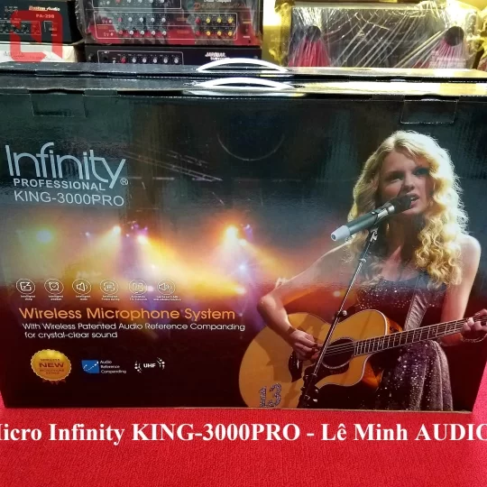 Micro không dây Infinity KING-3000 PRO mới 100%