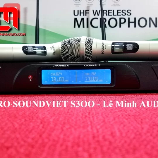 MICRO không dây WIRELESS SOUNDVIET S300 mới 100%