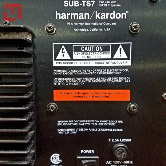 Sub điện Harman/Kardon SUB-TS7