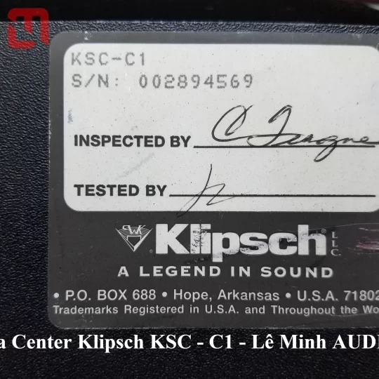 Loa Center Klipsch KSC-C1