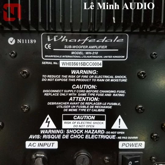 Sub điện Wharfedale WH-210