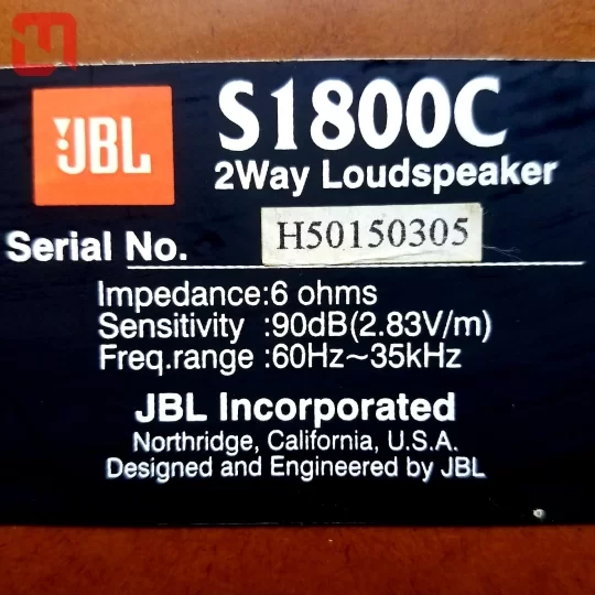 Loa Center JBL S1800C