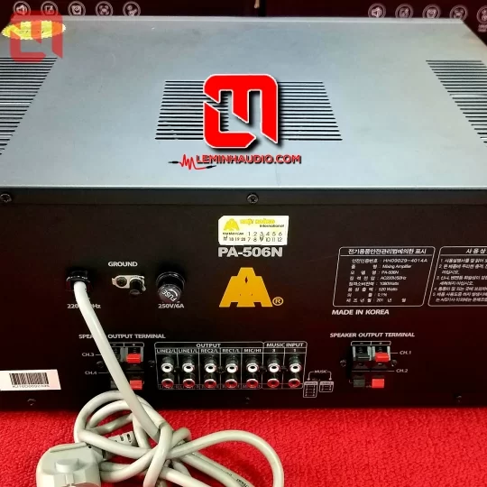 Amplifier KaraOke Jarguar PA-506N hàng Nhật Hoàng