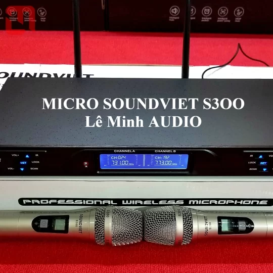 MICRO không dây WIRELESS SOUNDVIET S300 mới 100%