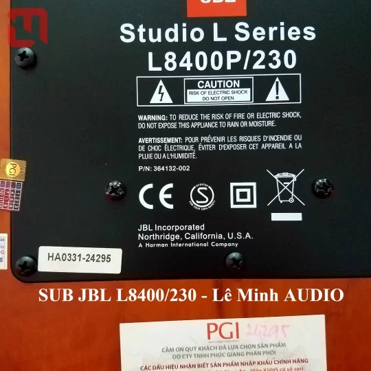 Loa Sub điện JBL L8400P/230