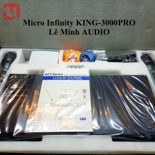 Micro không dây Infinity KING-3000 PRO mới 100%