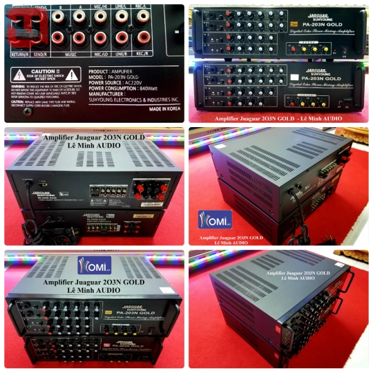 Amplifier JARGUAR PA-203N Gold
