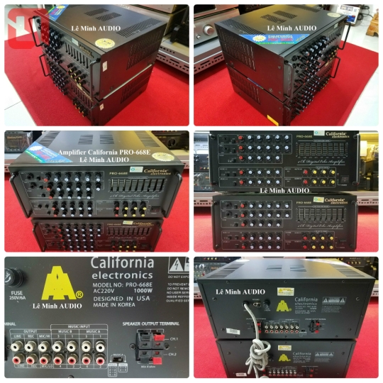 Amplifier California PRO-668E