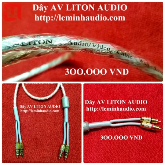 Dây AV dây Loa dây Canon hàng bãi