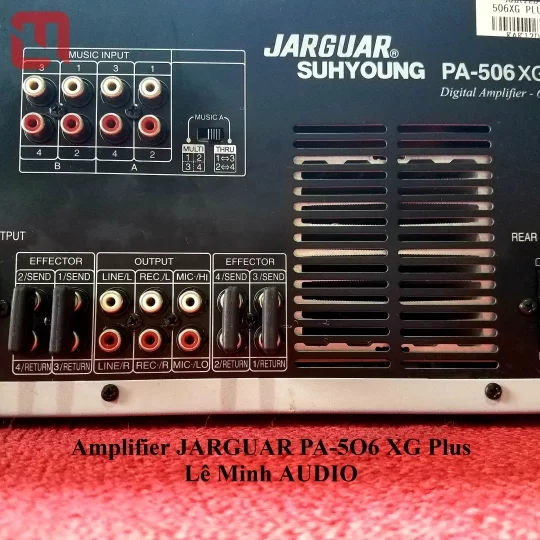 Amplifier JARGUAR PA-5O6 XG Plus