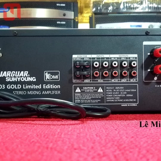 Amplifier JARGUAR Suhyoung PA-203 GOLD Limited Edition