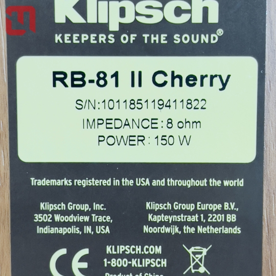 Loa Bookshelf Klipsch RB 81 II